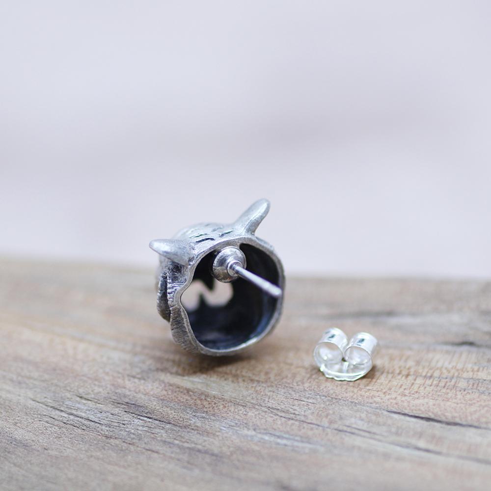 トラのシルバーピアス/阿吽のトラ（両耳） | 9枚目